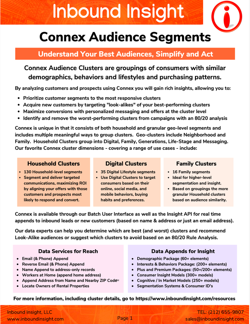 Connex Brochure