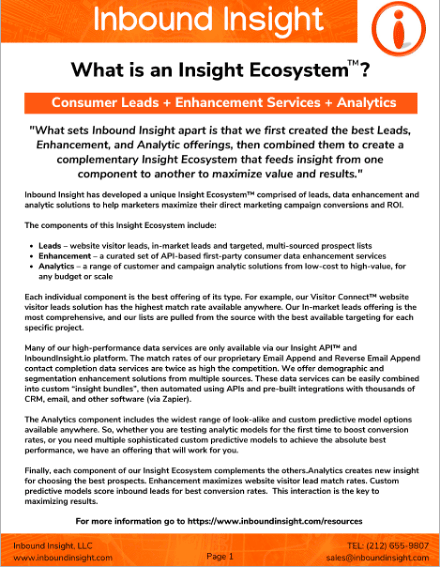 Insight Ecosystem