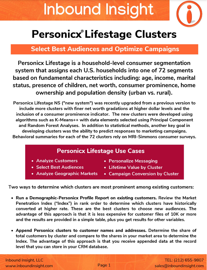 Personicx Brochure